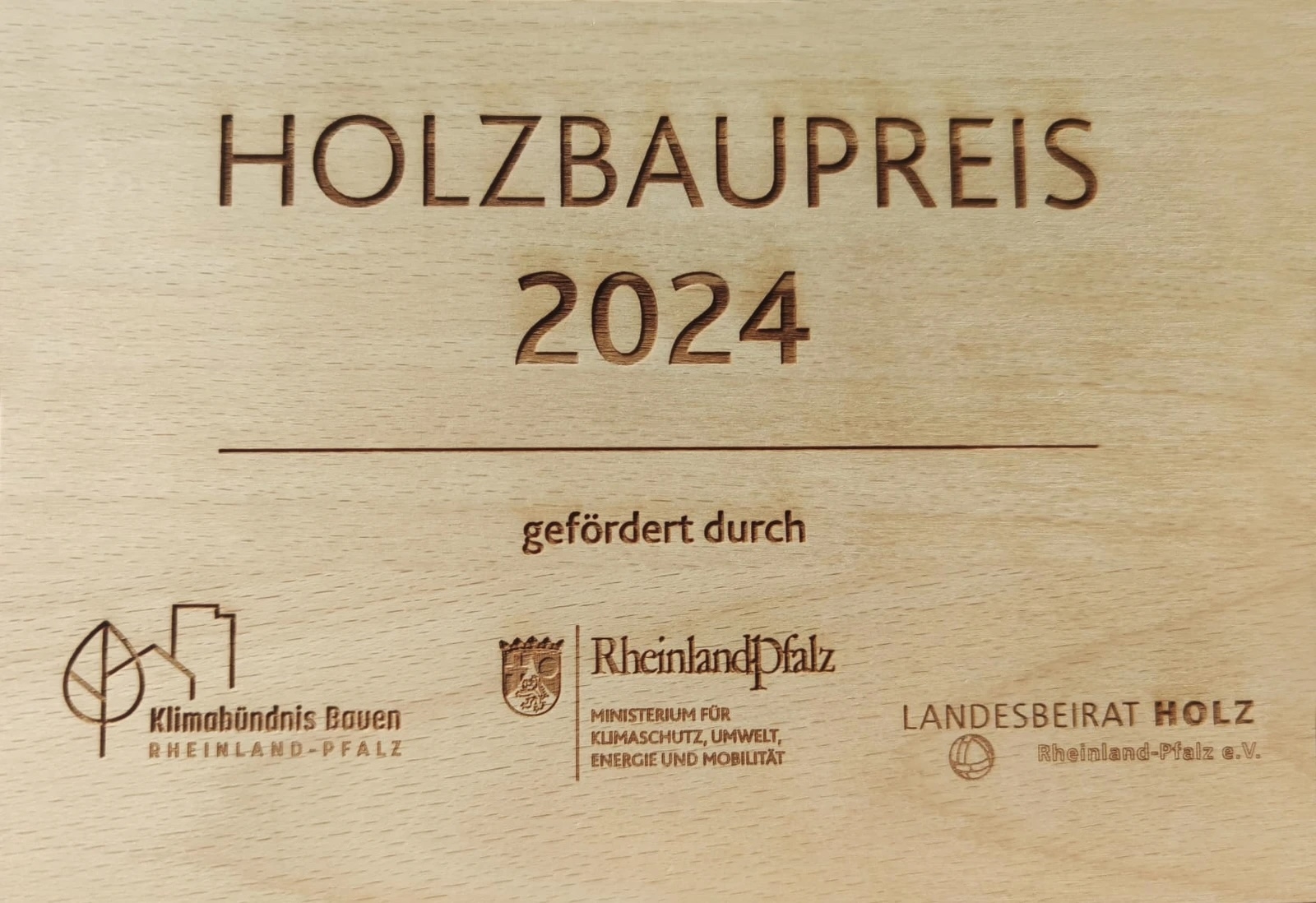 Holzbaupreis RLP 2024