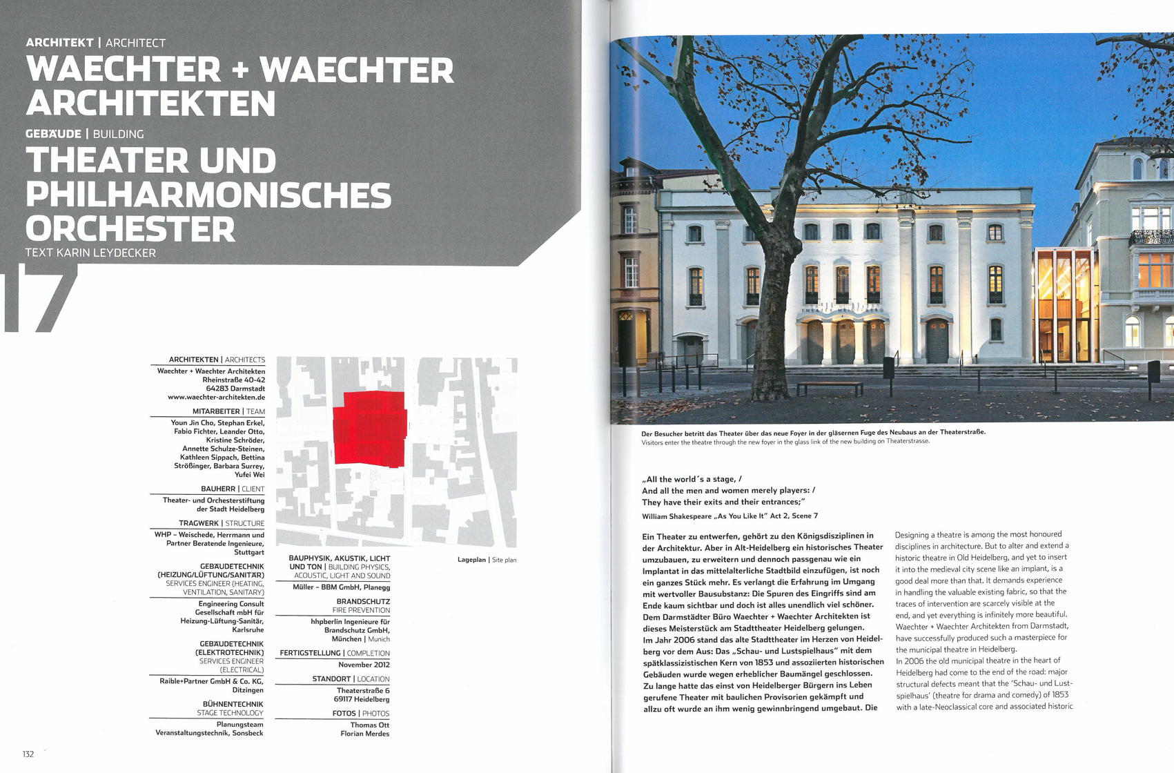 DAM Jahrbuch 2013/14 W+W Theater und Philharmonisches Orchester Heidelberg