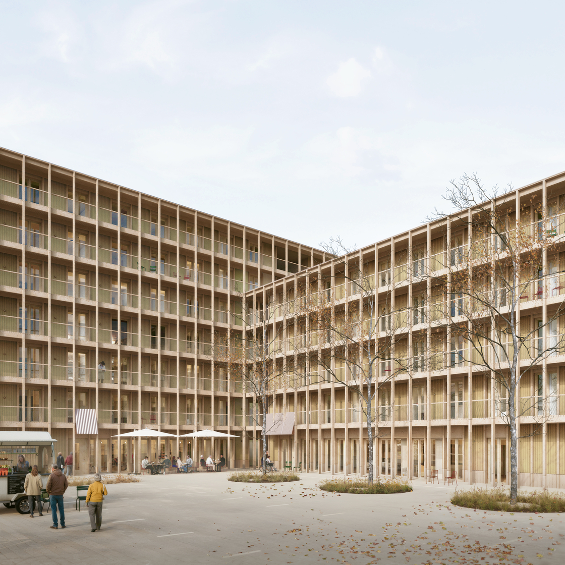 Visualisierung Servicewohnen - Hospital zum Heiligen Geist Hamburg